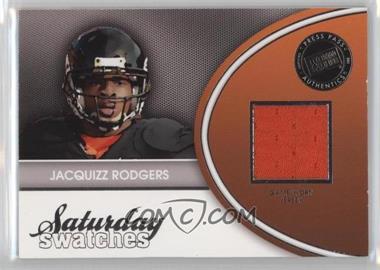 2011 Press Pass Legends - Saturday Swatches #SSW-JR - Jacquizz Rodgers