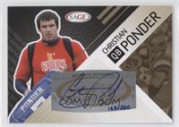 Christian Ponder #/200