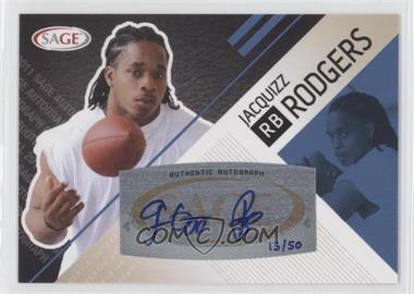 2011 SAGE Autograph Series - [Base] - Platinum Autographs #A-42 - Jacquizz Rodgers /50