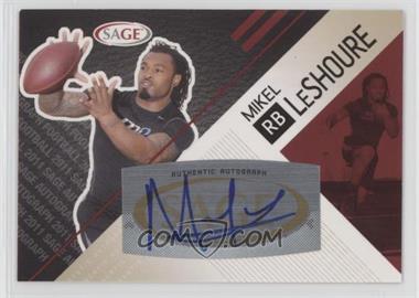 2011 SAGE Autograph Series - [Base] - Red Autographs #A-25 - Mikel Leshoure