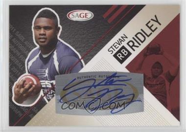 2011 SAGE Autograph Series - [Base] - Red Autographs #A-41 - Stevan Ridley