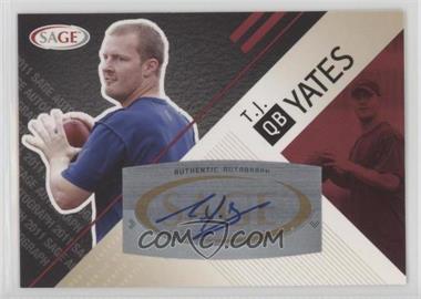 2011 SAGE Autograph Series - [Base] - Red Autographs #A-60 - T.J. Yates