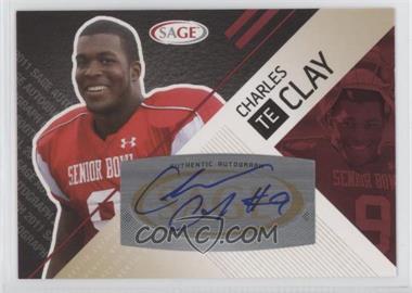 2011 SAGE Autograph Series - [Base] - Red Autographs #A-7 - Charles Clay [Noted]