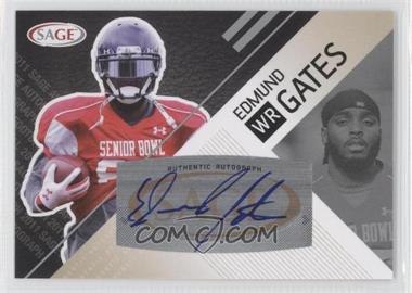 2011 SAGE Autograph Series - [Base] - Silver Autographs #A-12 - Edmund Gates