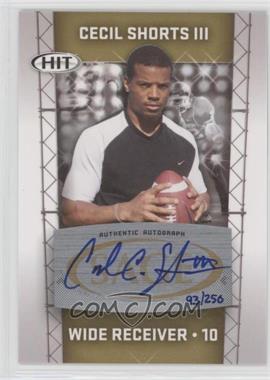 2011 SAGE Hit - Autographs - Gold #A69 - Cecil Shorts /250