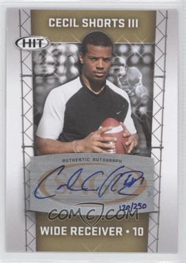 2011 SAGE Hit - Autographs - Gold #A69 - Cecil Shorts /250