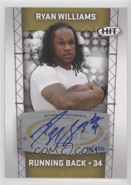 2011 SAGE Hit - Autographs - Gold #A84 - Ryan Williams /250