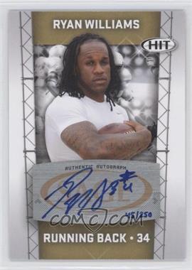 2011 SAGE Hit - Autographs - Gold #A84 - Ryan Williams /250