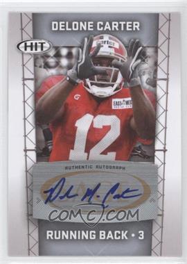 2011 SAGE Hit - Autographs - Silver #A2 - Delone Carter