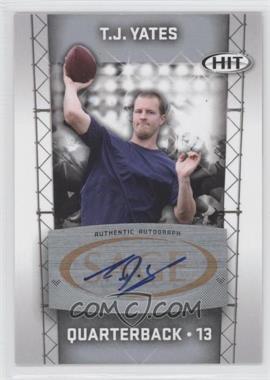 2011 SAGE Hit - Autographs - Silver #A63 - T.J. Yates