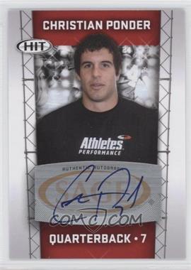 2011 SAGE Hit - Autographs #A7 - Christian Ponder