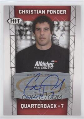 2011 SAGE Hit - Autographs #A7 - Christian Ponder