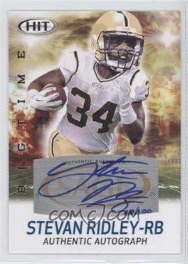 2011 SAGE Hit - Big Time - Autographs #ABT24 - Stevan Ridley /100