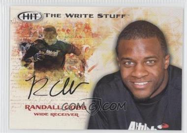 2011 SAGE Hit - The Write Stuff #WS 2 - Randall Cobb