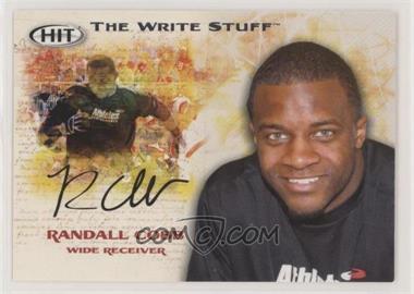2011 SAGE Hit - The Write Stuff #WS 2 - Randall Cobb