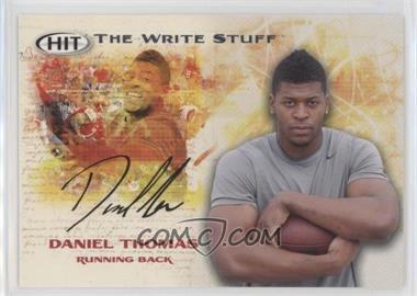 2011 SAGE Hit - The Write Stuff #WS 20 - Daniel Thomas