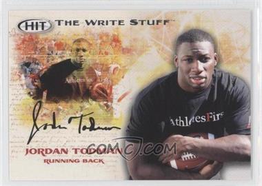 2011 SAGE Hit - The Write Stuff #WS 8 - Jordan Todman