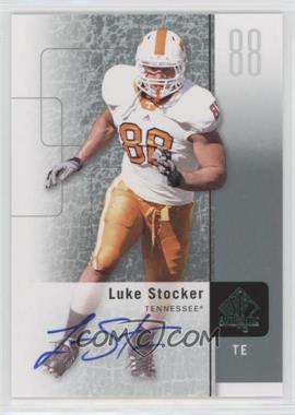 2011 SP Authentic - [Base] - Autographs #60 - Luke Stocker