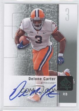 2011 SP Authentic - [Base] - Autographs #75 - Delone Carter