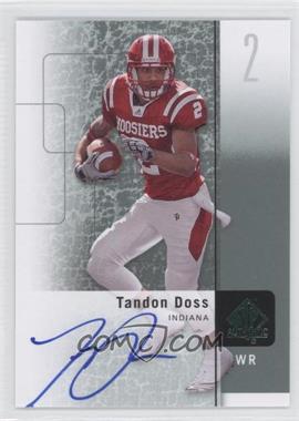 2011 SP Authentic - [Base] - Autographs #88 - Tandon Doss