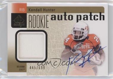 2011 SP Authentic - [Base] #213 - Rookie Auto Patch - Kendall Hunter /699