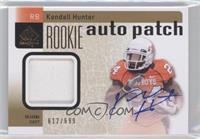 Rookie Auto Patch - Kendall Hunter #/699