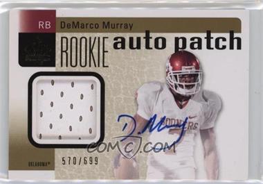 2011 SP Authentic - [Base] #216 - Rookie Auto Patch - DeMarco Murray /699