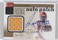 Rookie Auto Patch - Ronald Johnson #/699