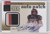 Rookie Auto Patch - Vincent Brown #/699