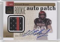 Rookie Auto Patch - Vincent Brown #/699