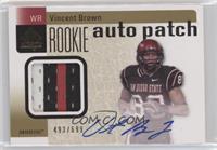 Rookie Auto Patch - Vincent Brown #/699