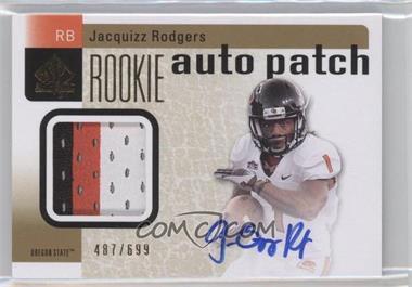 2011 SP Authentic - [Base] #223 - Rookie Auto Patch - Jacquizz Rodgers /699