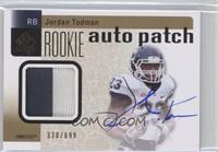 Rookie Auto Patch - Jordan Todman #/699