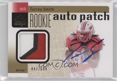 2011 SP Authentic - [Base] #227 - Rookie Auto Patch - Torrey Smith /699