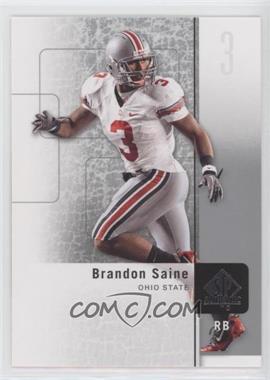 2011 SP Authentic - [Base] #23 - Brandon Saine