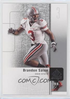 2011 SP Authentic - [Base] #23 - Brandon Saine