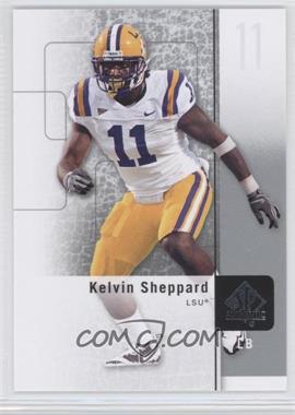 2011 SP Authentic - [Base] #32 - Kelvin Sheppard