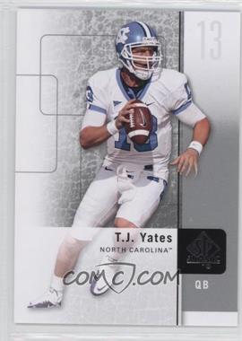 2011 SP Authentic - [Base] #52 - T.J. Yates