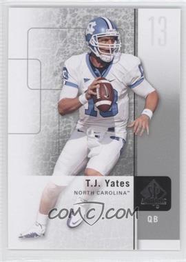 2011 SP Authentic - [Base] #52 - T.J. Yates