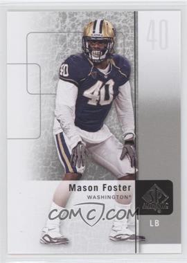 2011 SP Authentic - [Base] #53 - Mason Foster