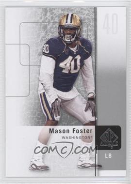 2011 SP Authentic - [Base] #53 - Mason Foster