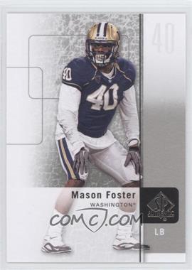 2011 SP Authentic - [Base] #53 - Mason Foster