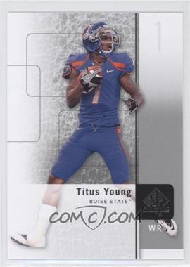 2011 SP Authentic - [Base] #58 - Titus Young