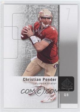 2011 SP Authentic - [Base] #64 - Christian Ponder