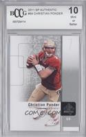 Christian Ponder [BCCG 10 Mint or Better]