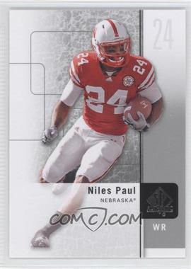 2011 SP Authentic - [Base] #74 - Niles Paul