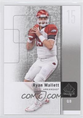 2011 SP Authentic - [Base] #92 - Ryan Mallett