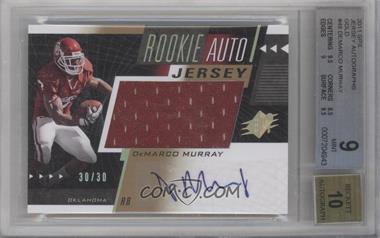 2011 SP Authentic - SPx - Rookie Gold Auto Jersey #48 - Rookie Auto Jersey - DeMarco Murray /30 [BGS 9 MINT]