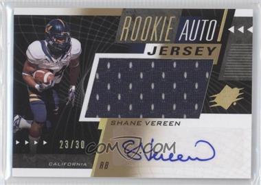 2011 SP Authentic - SPx - Rookie Gold Auto Jersey #59 - Rookie Auto Jersey - Shane Vereen /30