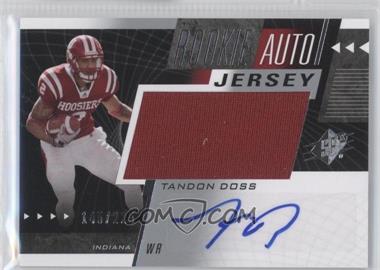 2011 SP Authentic - SPx #49 - Rookie Auto Jersey - Tandon Doss /225